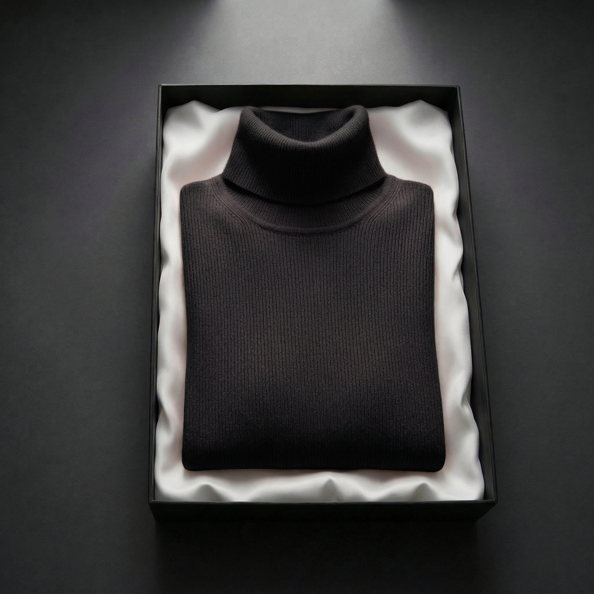 Women's Cashmere Turtleneck UK – Lightweight Layer – The Apolline – image 1