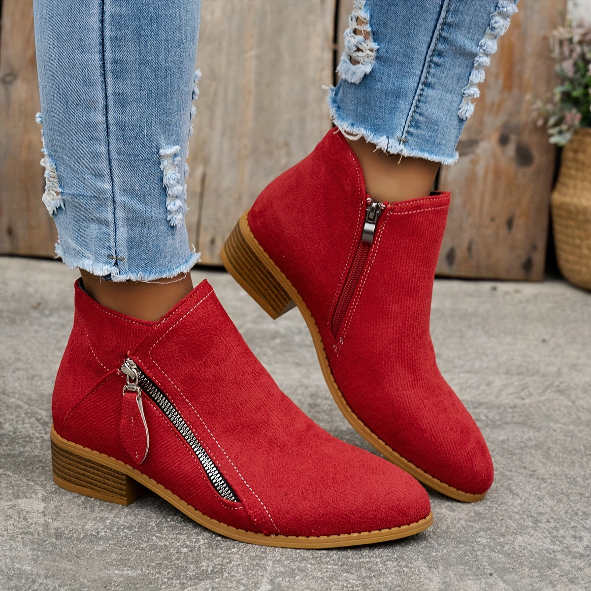 Women's zip comfort shoes – The Joanna by Huna – view 13