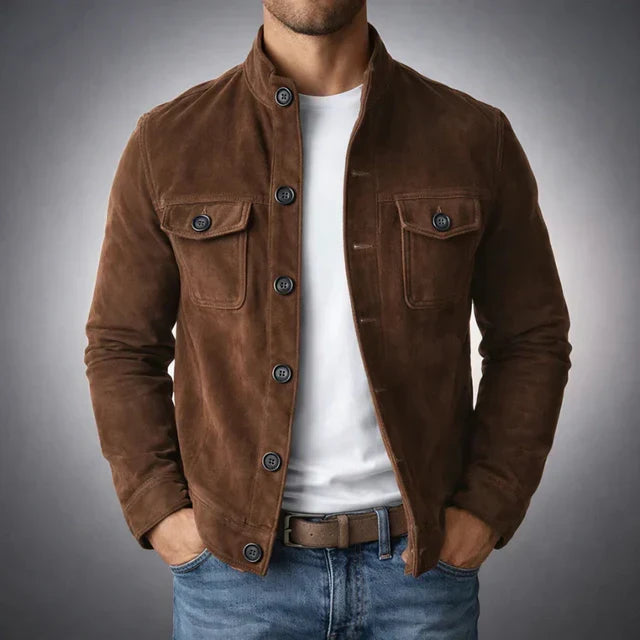 Men's suede jacket – The Jacob by Huna – view 3