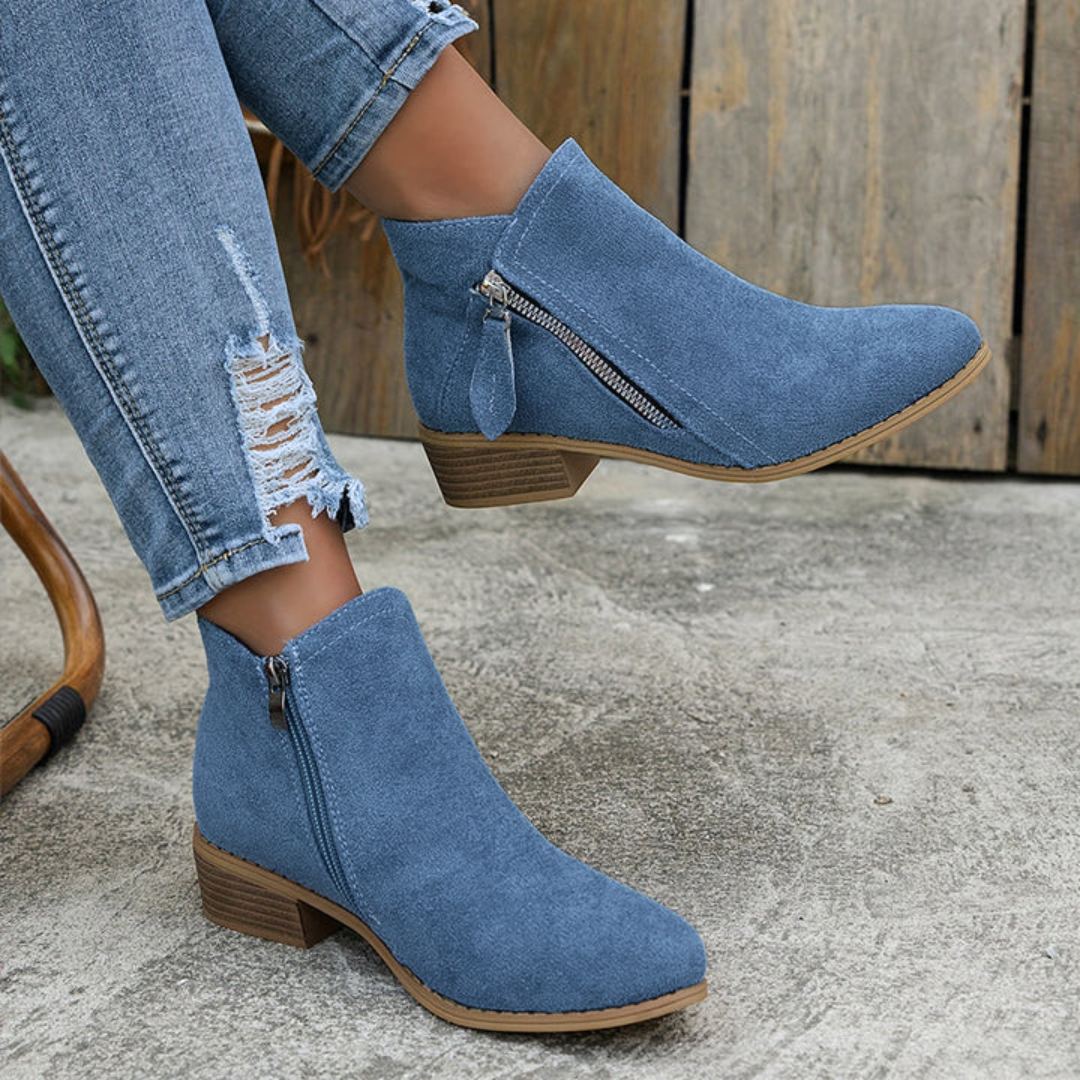 Women's zip comfort shoes – The Joanna by Huna – view 16