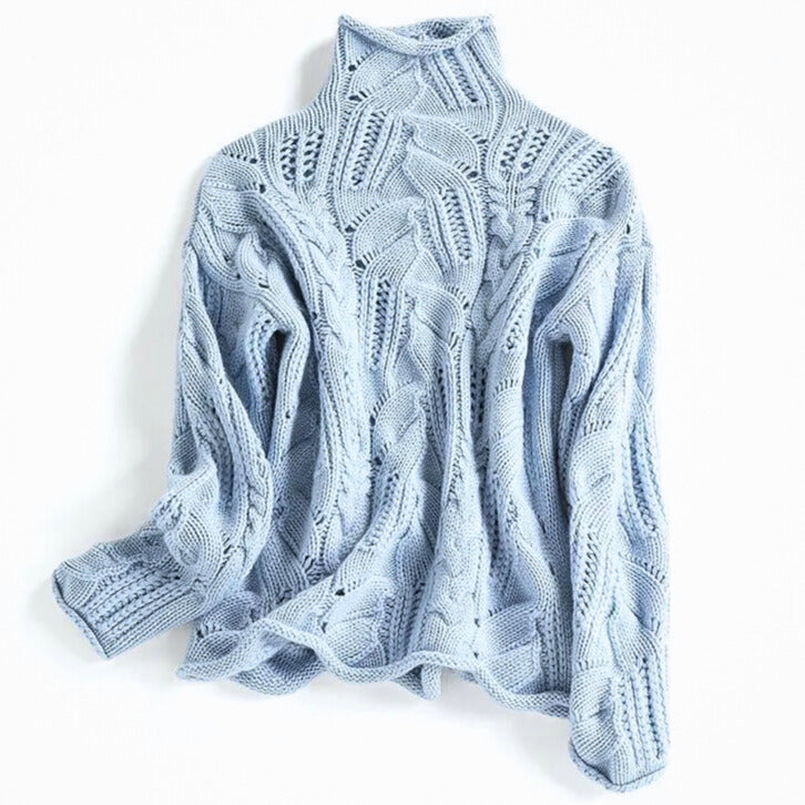 Women's Cashmere Crew Neck Jumper UK – soft everyday knit, view 1