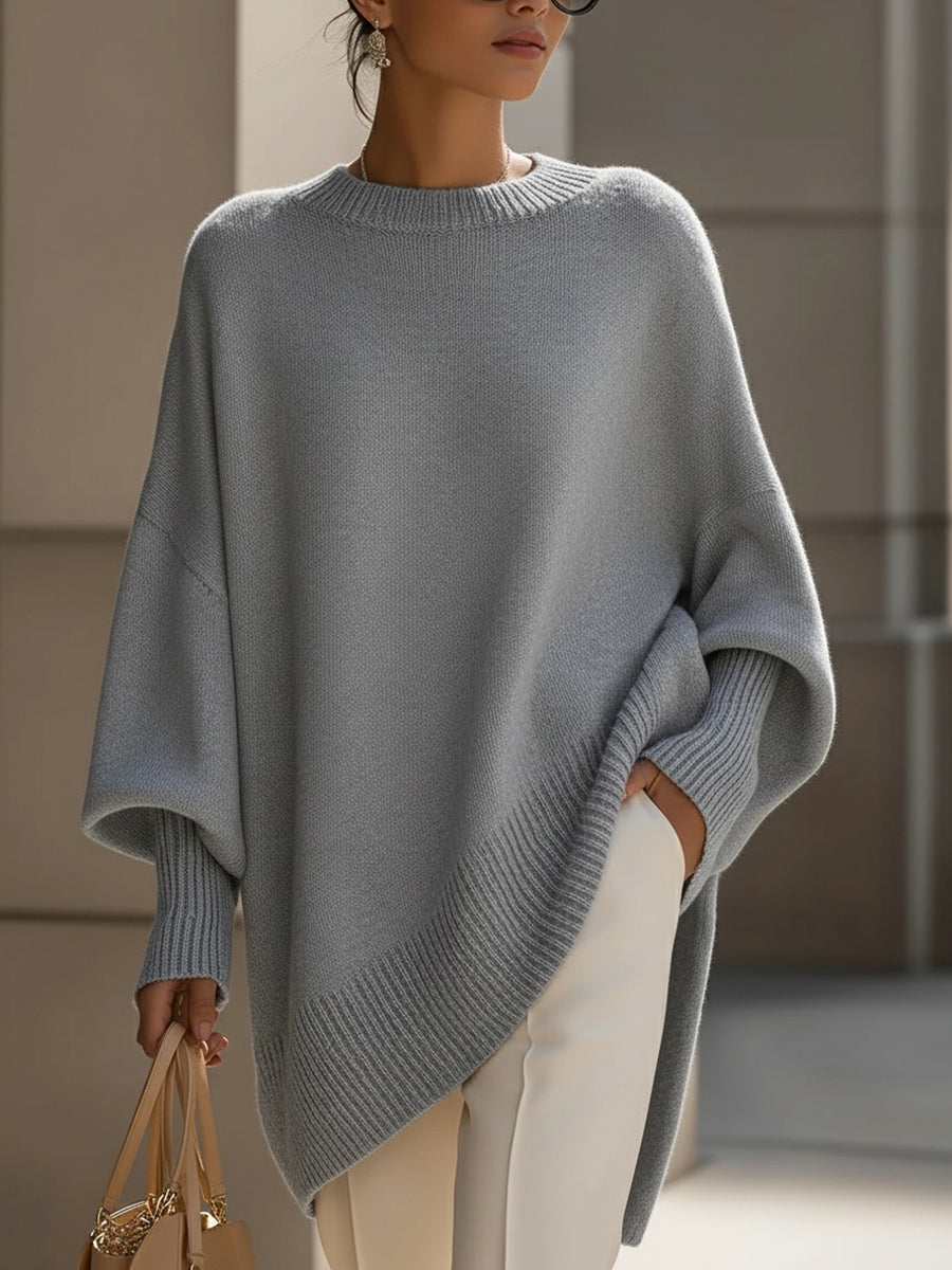 Women's Oversized Knit Jumper – soft mid-weight layer – product view 7