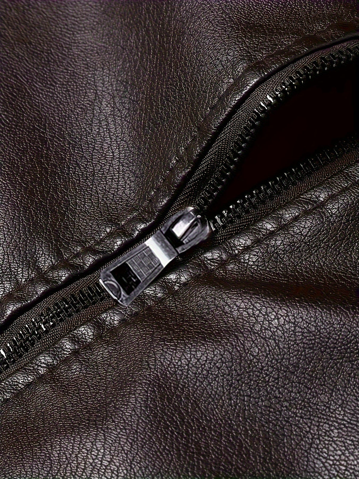Men's pu leather moto jacket – The Tobin by Huna – view 8