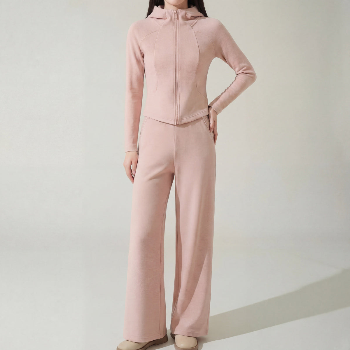Women's Brushed Knit Co-ord Set UK – soft twoaset, view 11