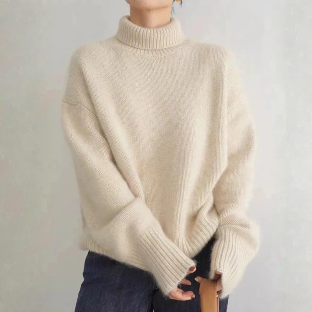 Women's Cashmere Turtleneck Jumper UK – soft winter layer, view 6