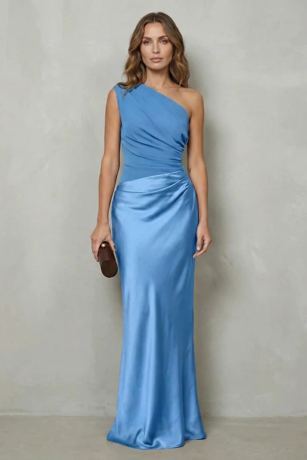 Women's satin evening dress – The Celestine by Huna – view 8