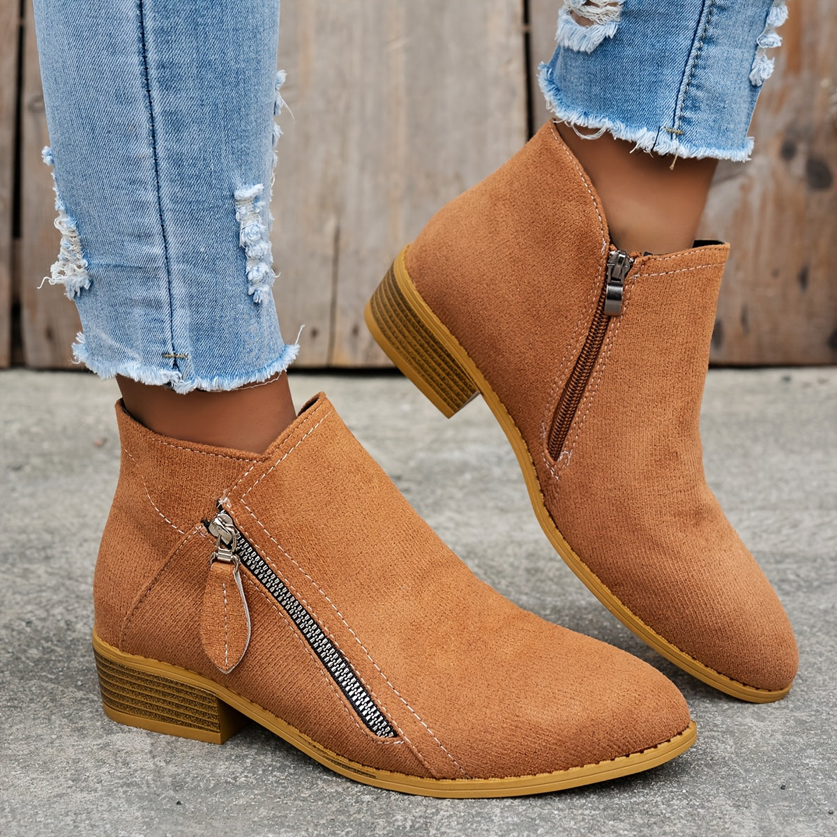 Women's zip comfort shoes – The Joanna by Huna – view 12