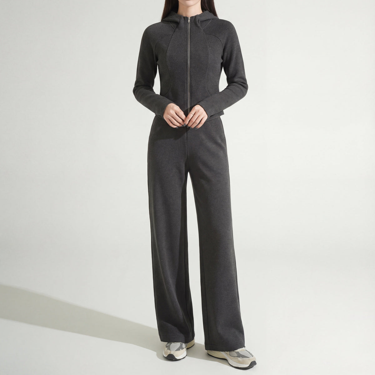 Women's Brushed Knit Co-ord Set UK – soft twoaset, view 9