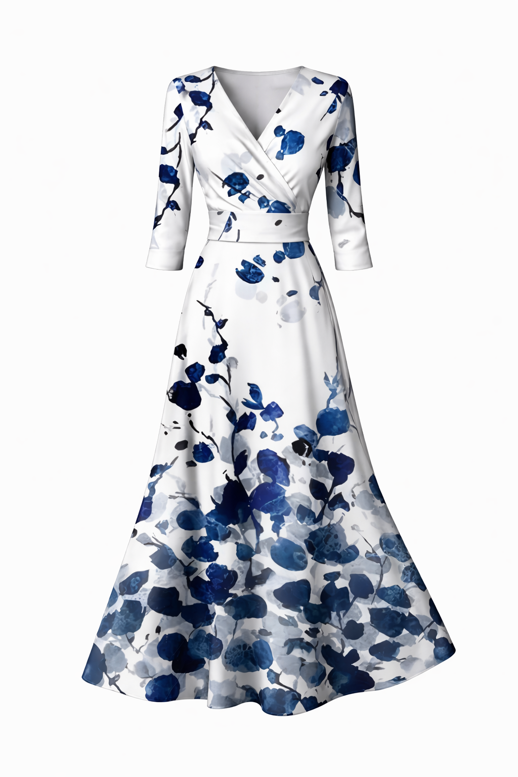 The Margot – Women's Floral Midi Dress – Huna