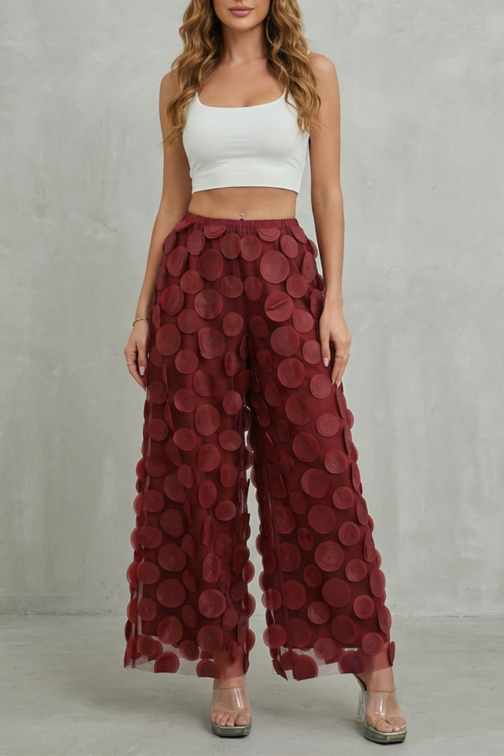 Women's Wide Leg Trousers – The Zinnavelle, view 1