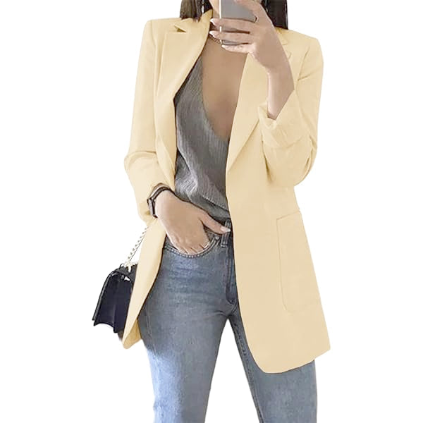 Women's Longline Blazer UK – open front, view 8