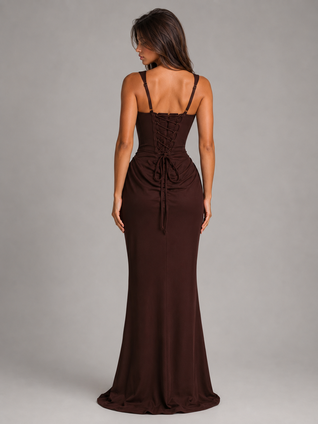 The Vionnet – Women's Corset Bodycon Evening Maxi Dress | Huna