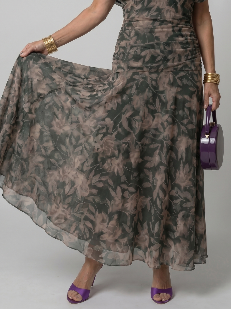 Calen – Women's Off Shoulder Midi Dress | Huna