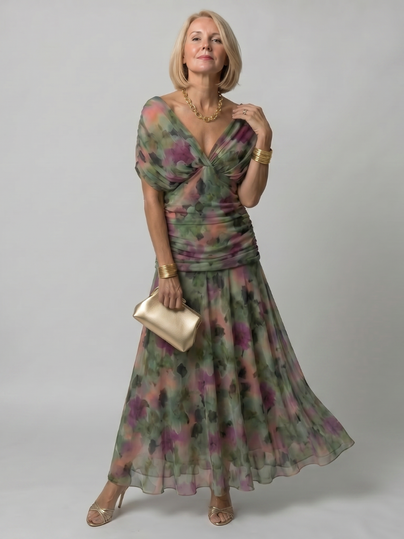 Calen – Women's Off Shoulder Midi Dress | Huna