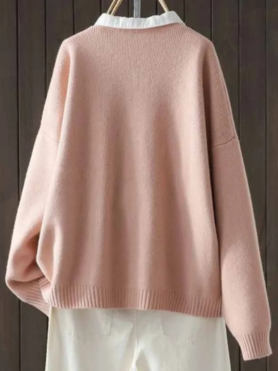 Women's Cardigan UK – Blush Soft Knit | The Marcella | Huna