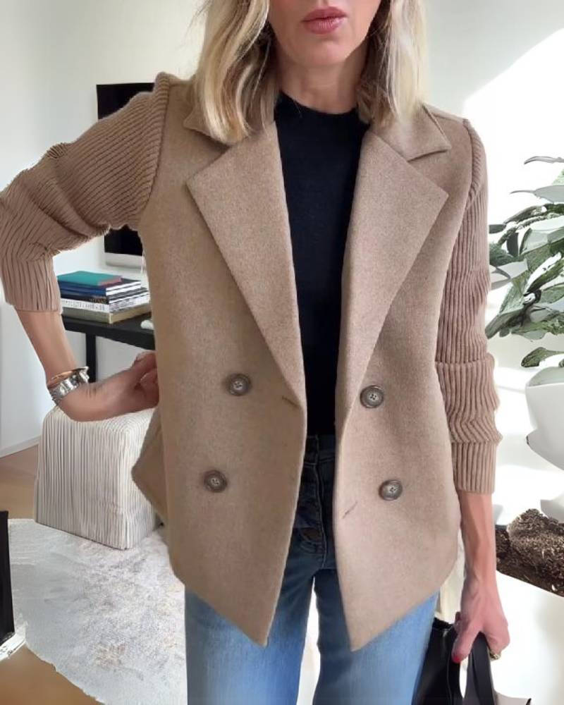 Women's Casual Blazer UK – Neutral Lightweight | The Adelaide | Huna