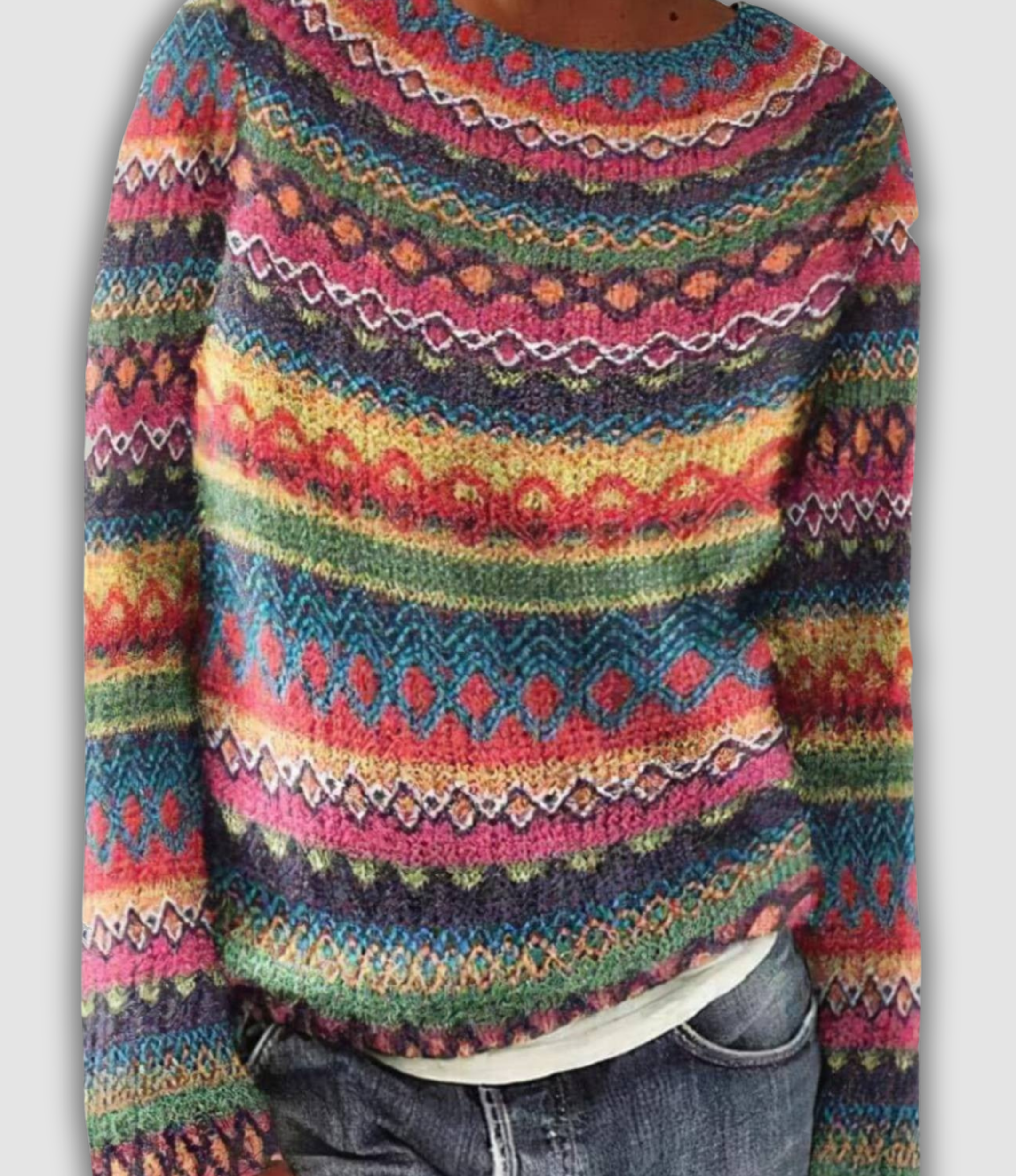 Women's Classic Sweater UK – Vintage Soft Knit | The Loretta | Huna