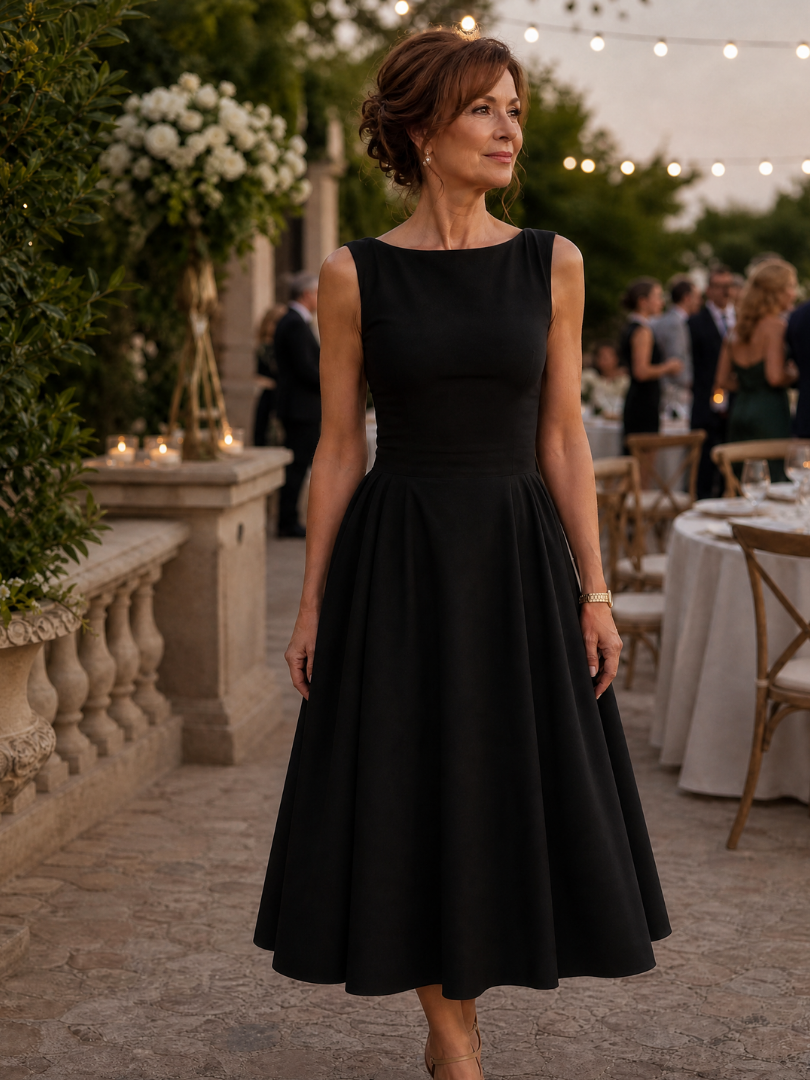 The Corane – Women's Wedding Guest Midi Dress | Huna