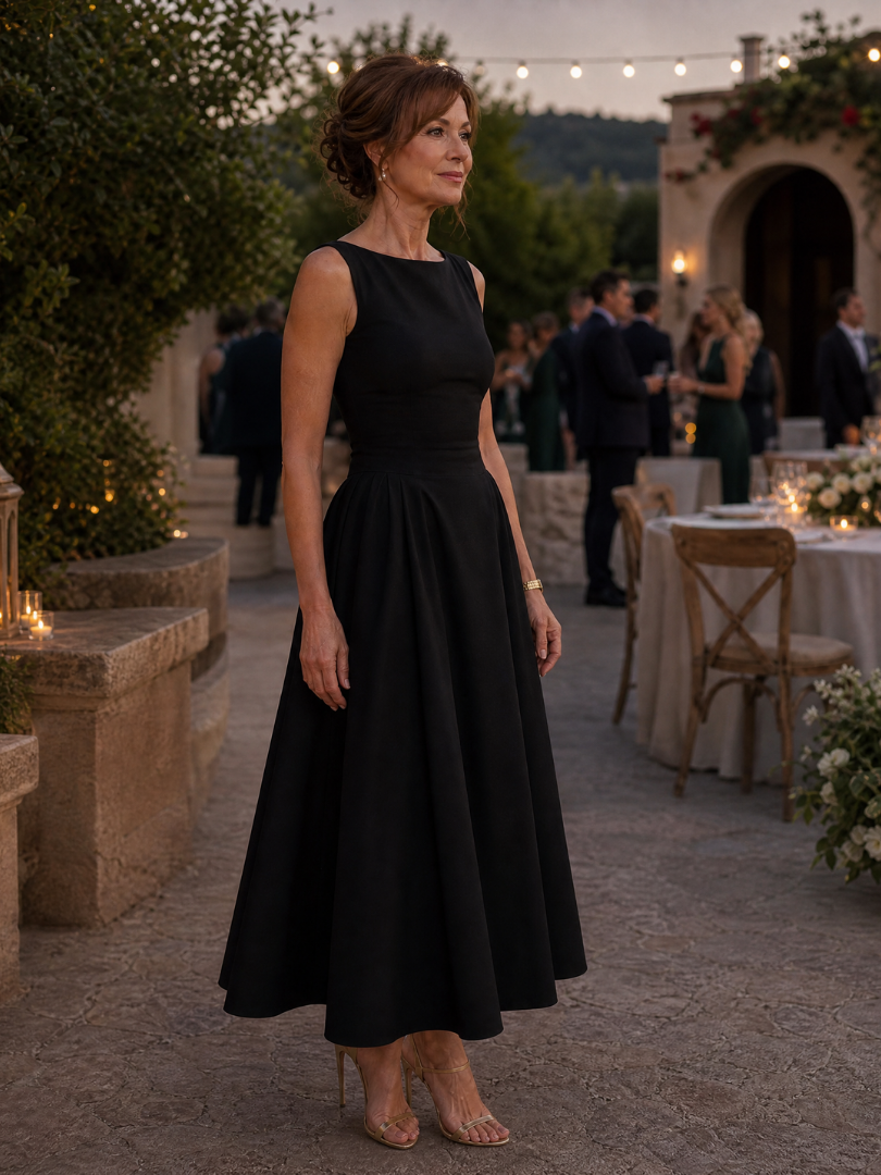 The Corane – Women's Wedding Guest Midi Dress | Huna