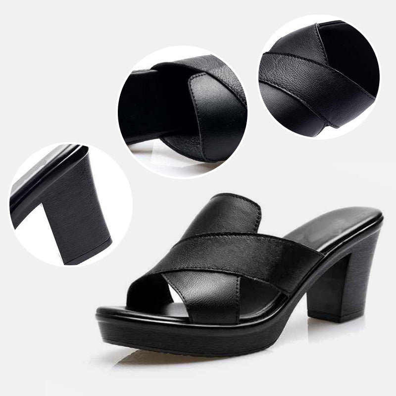 Women's Elegant Comfort Sandals – Cushioned | The Darcy | Huna
