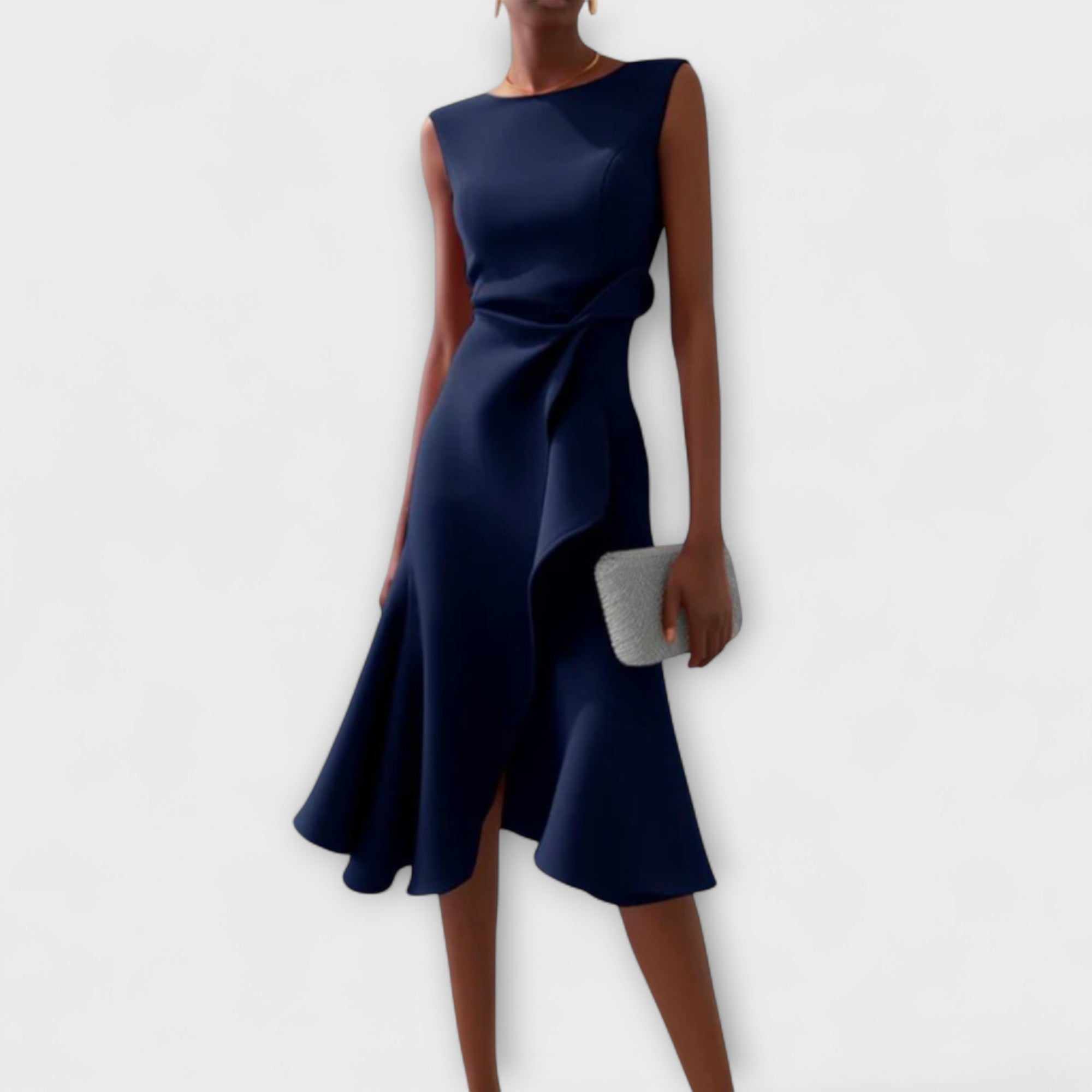 The Darlene – Women's Sophisticated Midi Dress | Huna