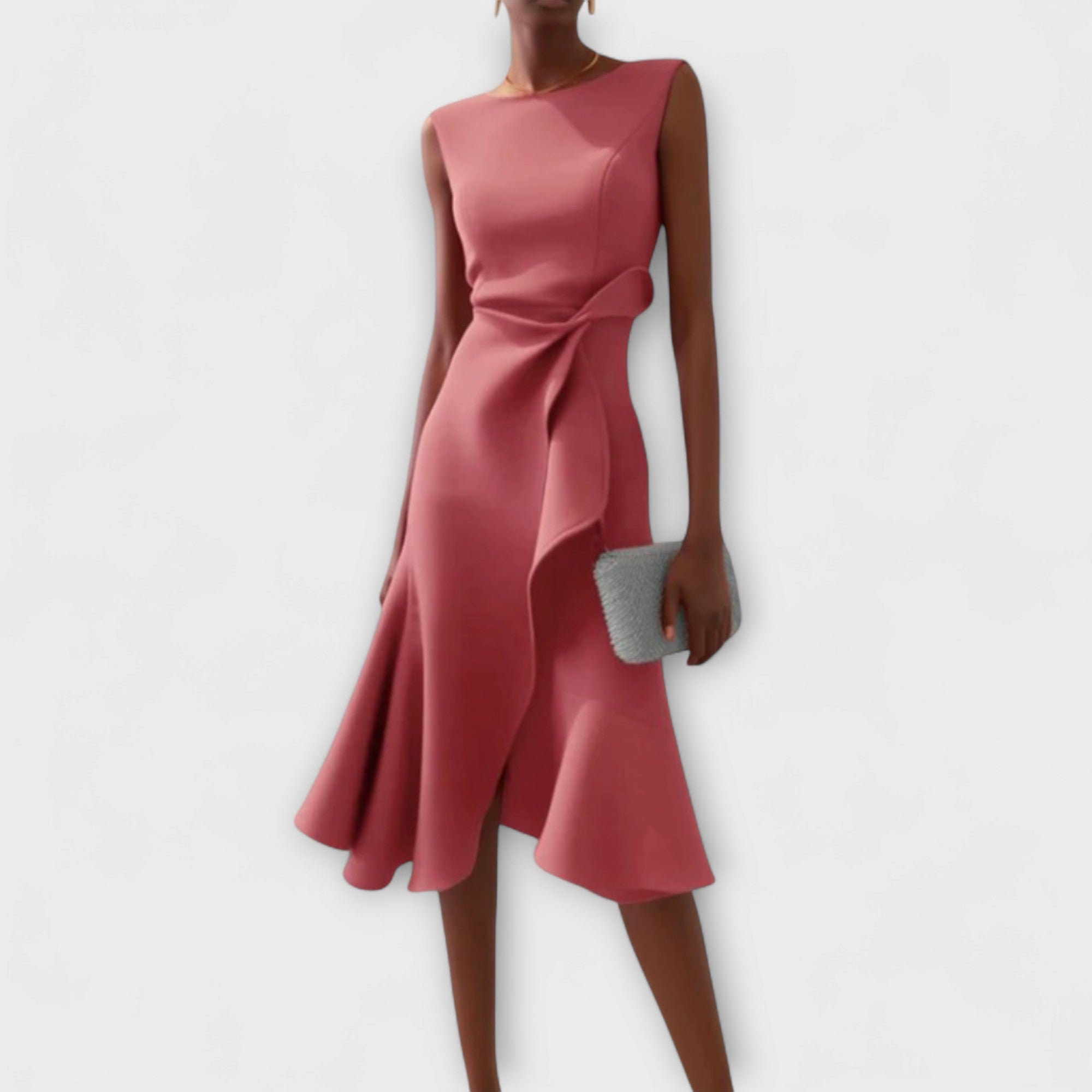 The Darlene – Women's Sophisticated Midi Dress | Huna