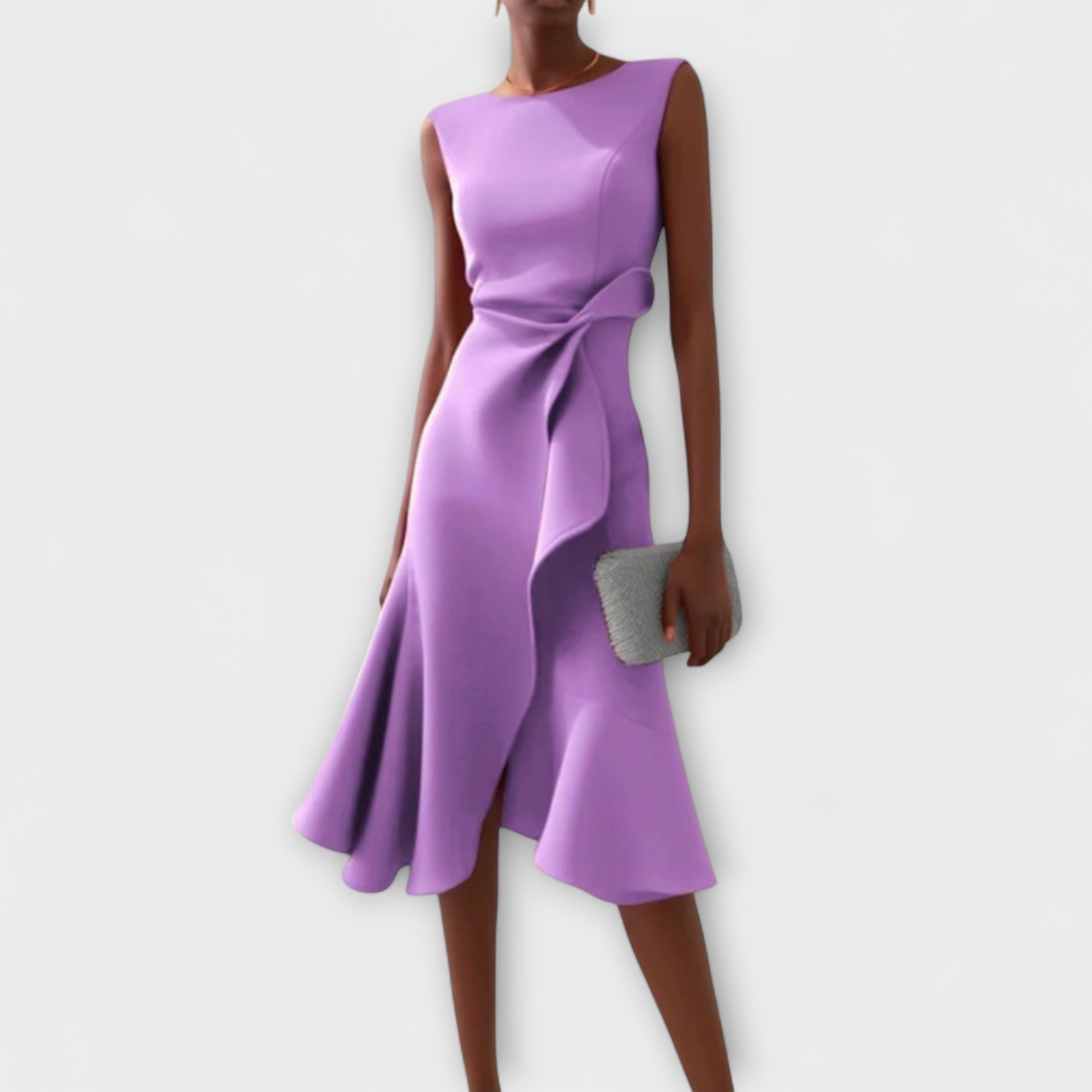 The Darlene – Women's Sophisticated Midi Dress | Huna