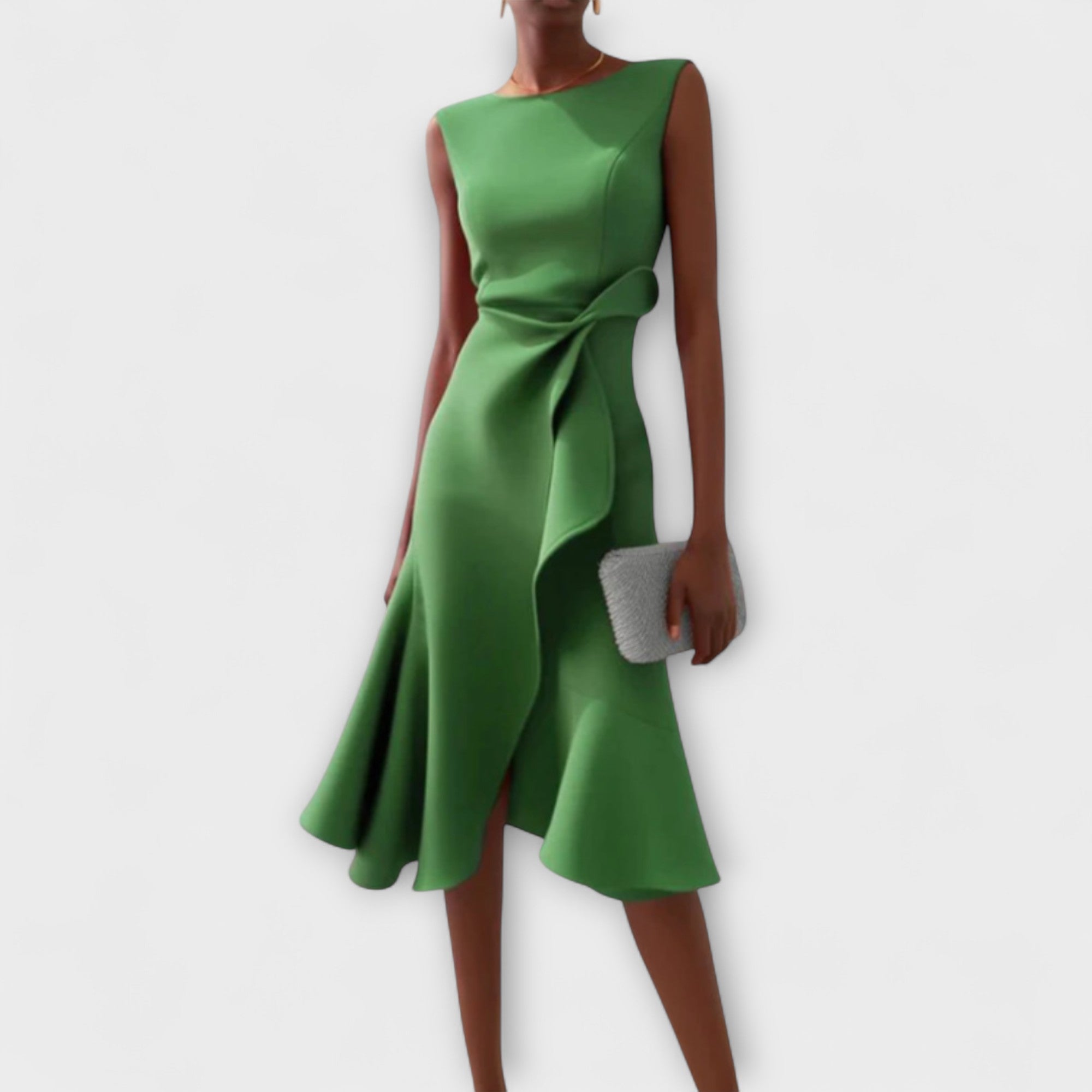 The Darlene – Women's Sophisticated Midi Dress | Huna