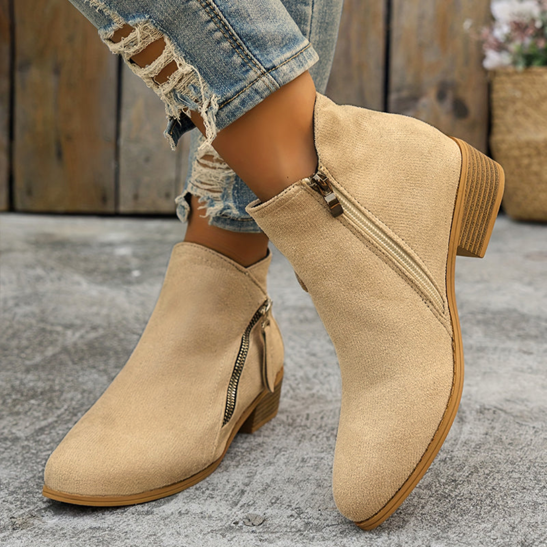 Women's zip comfort shoes – The Joanna by Huna – view 4