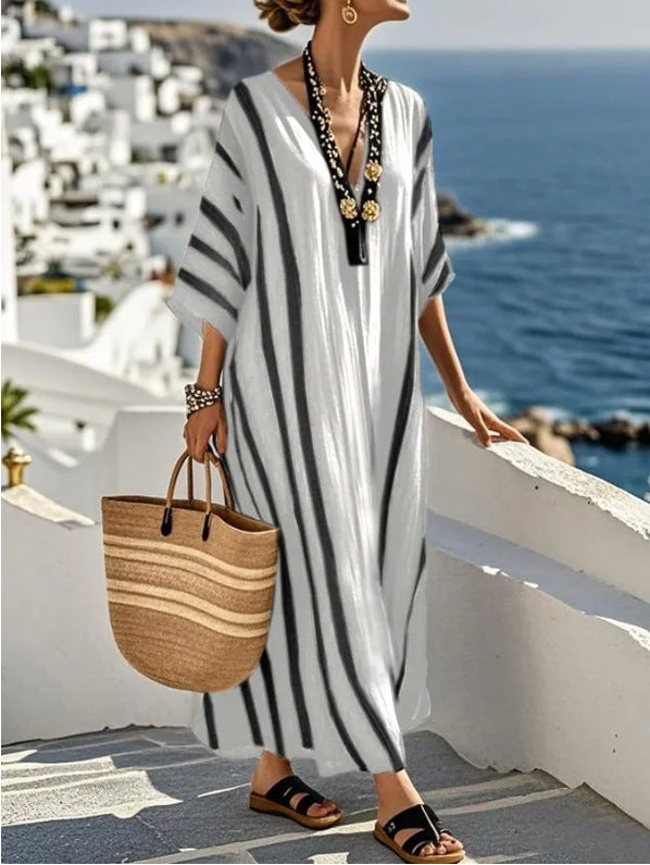 The Zara – Women's Loose Beach Kaftan Dress – Huna