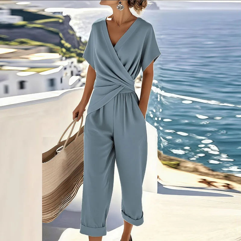 Women's Summer Two Piece Set – Co-ord | The Elena | Huna