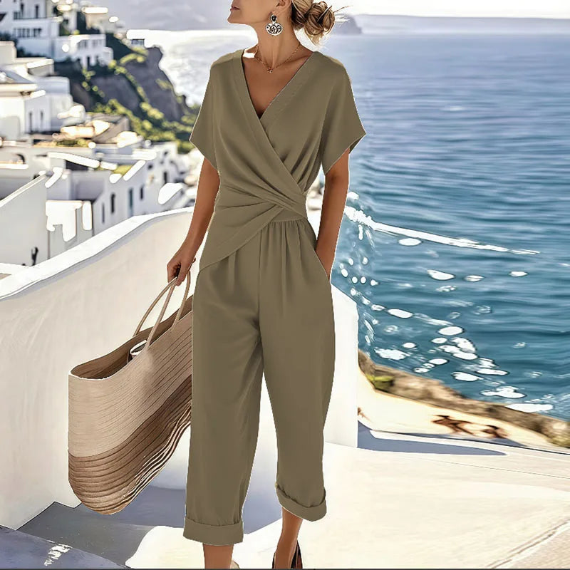 Women's Summer Two Piece Set – Co-ord | The Elena | Huna