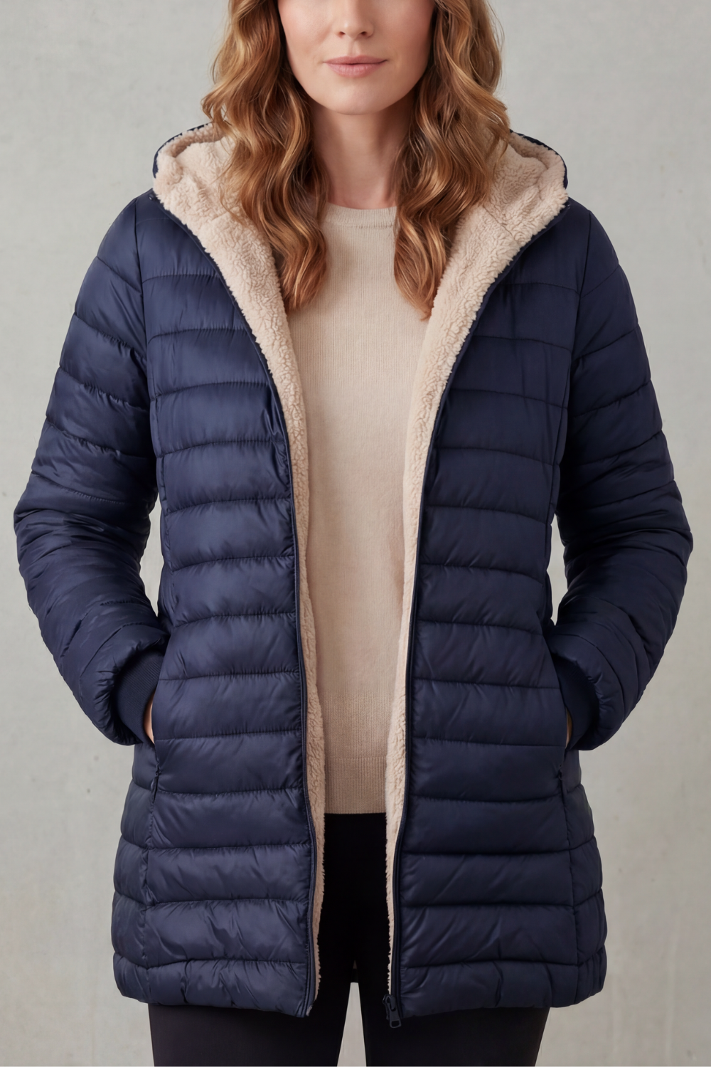 Women's Hooded Puffer Jacket – The Isabelette, view 5