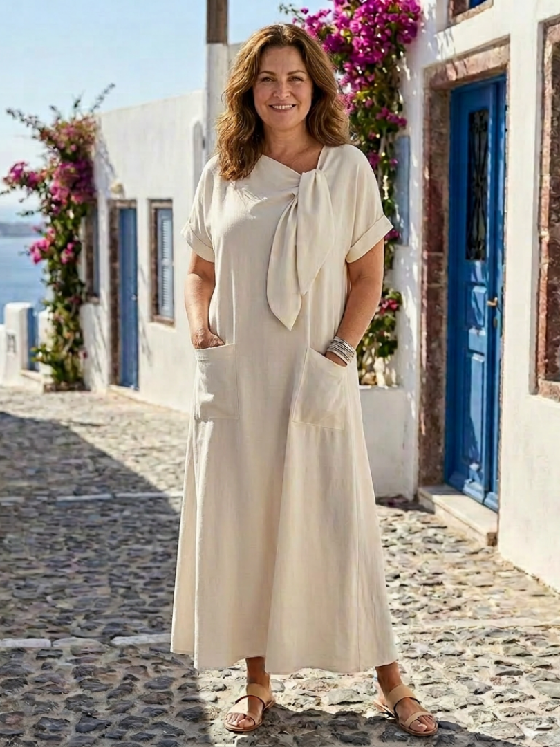 Elowyn – Women's Pocket Maxi Dress – Huna