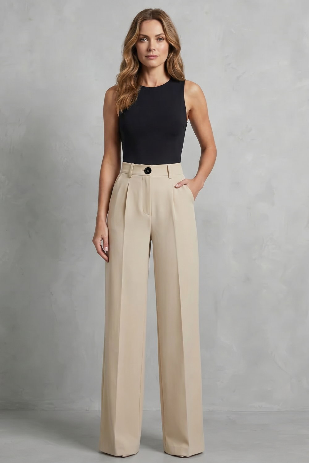 Women's pleated trousers – The Phaedrine by Huna – view 12