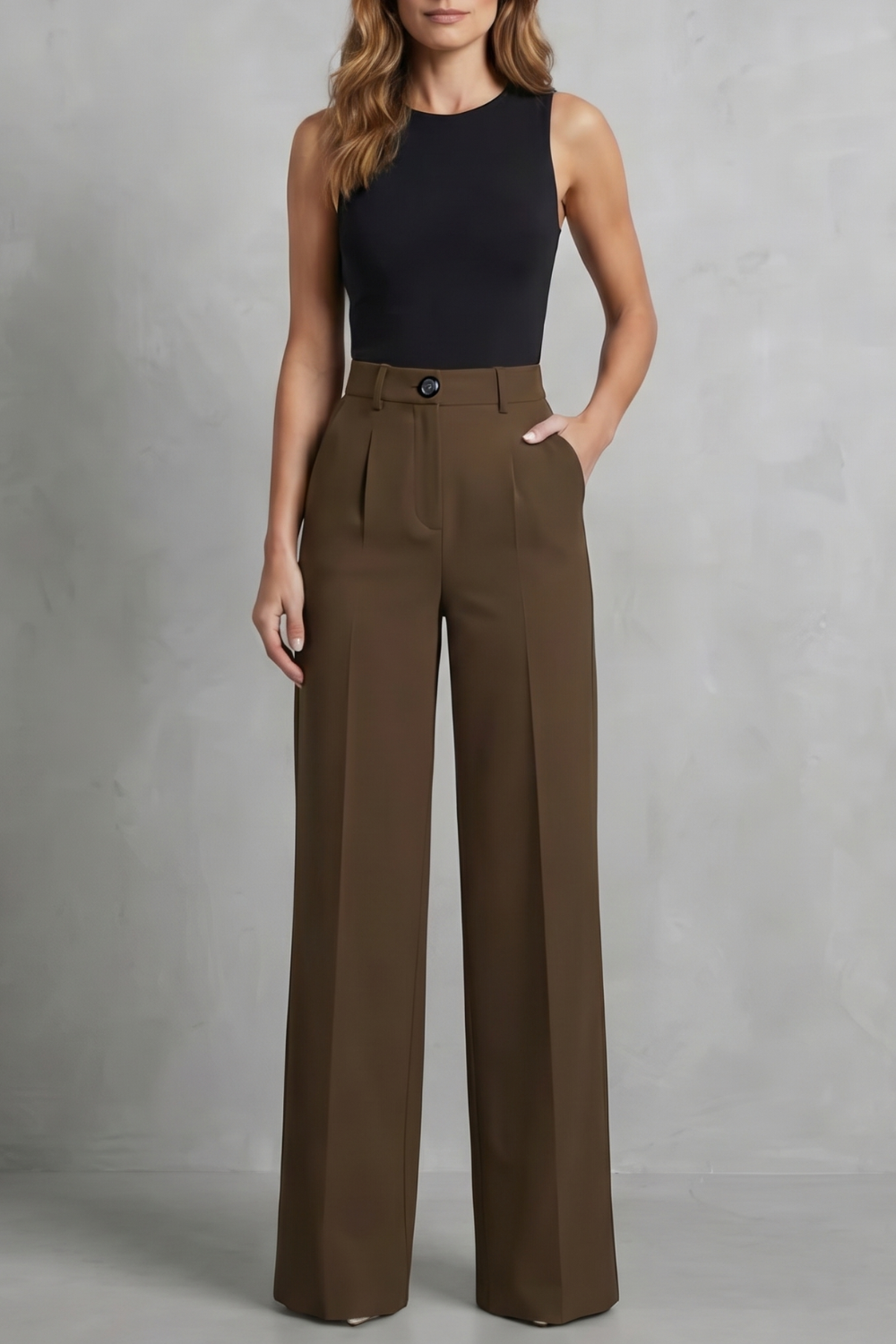 Women's pleated trousers – The Phaedrine by Huna – view 9