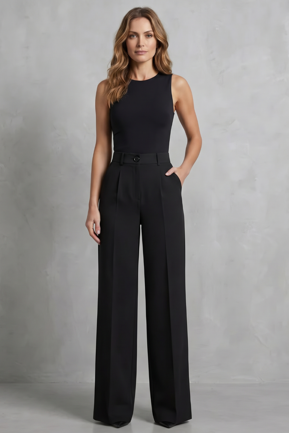 Women's pleated trousers – The Phaedrine by Huna – view 6