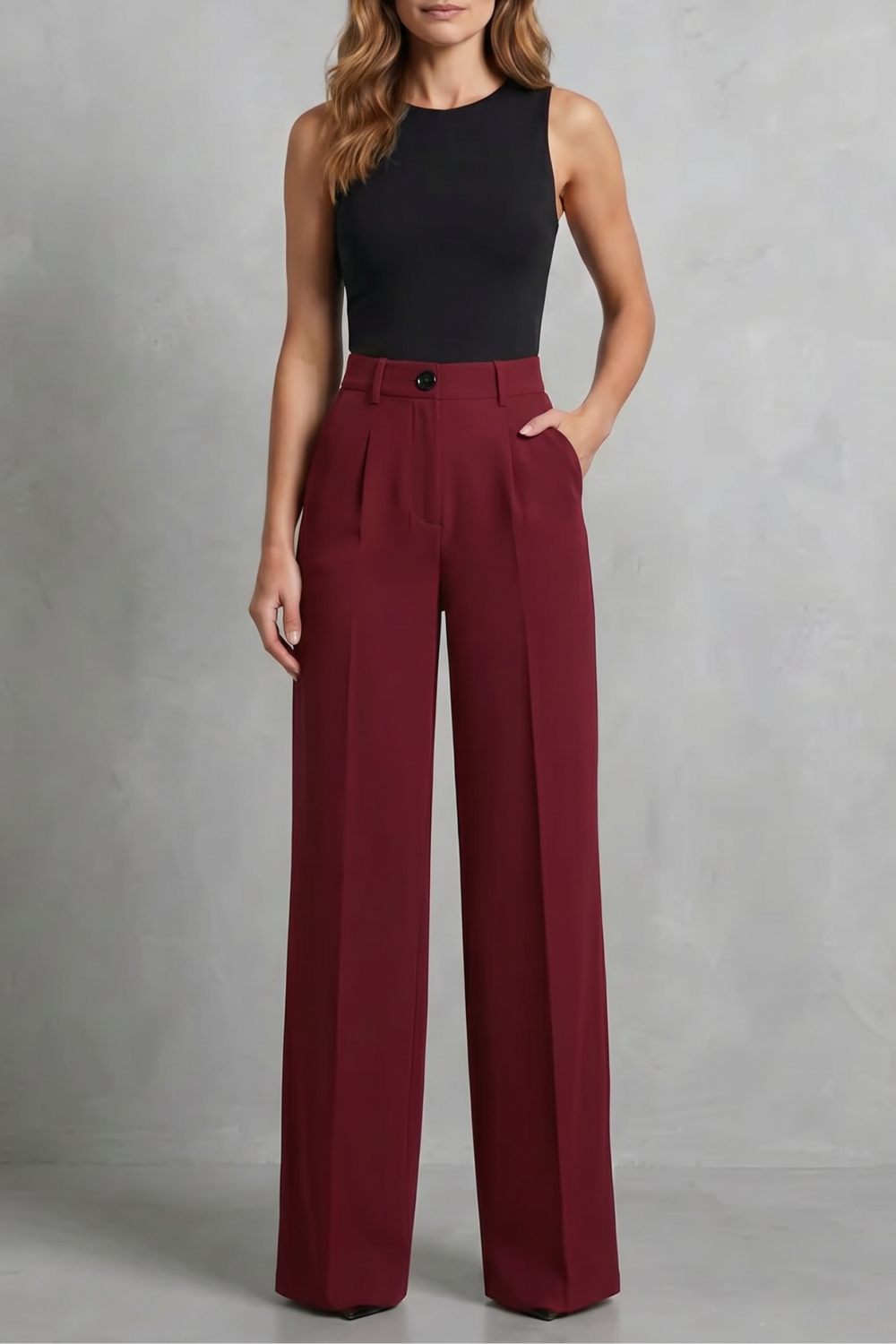 Women's pleated trousers – The Phaedrine by Huna – view 7
