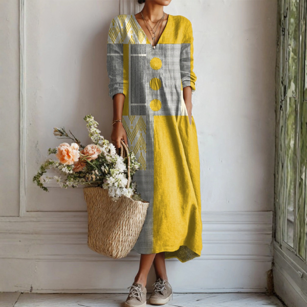 The Mabel – Women's Linen Midi Dress | Huna