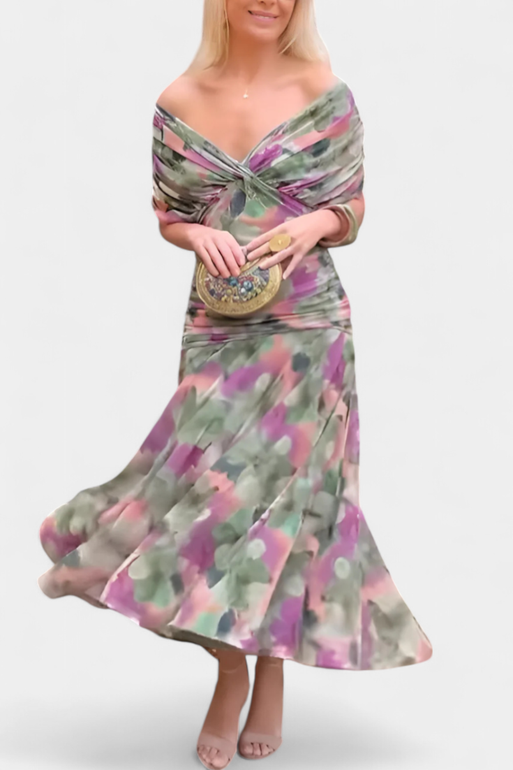 The Eryzziah – Women's Floral Occasion Dress | Huna