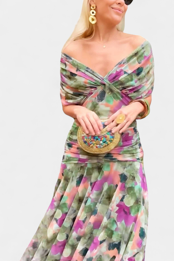 The Eryzziah – Women's Floral Occasion Dress | Huna