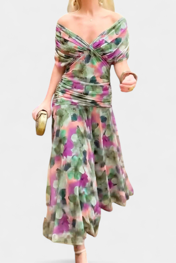The Eryzziah – Women's Floral Occasion Dress | Huna