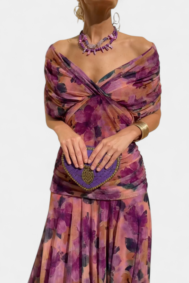The Eryzziah – Women's Floral Occasion Dress | Huna