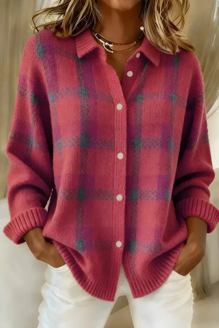 Women's Longline Cardigan UK – colourful open layer, view 5