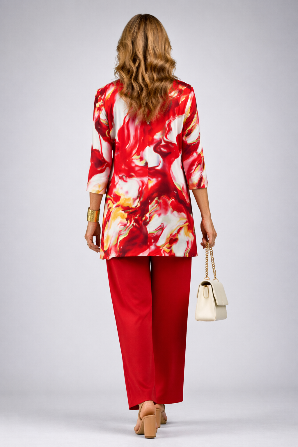 Women's 3 Piece Set UK – Bold Red | The Gelsey | Huna