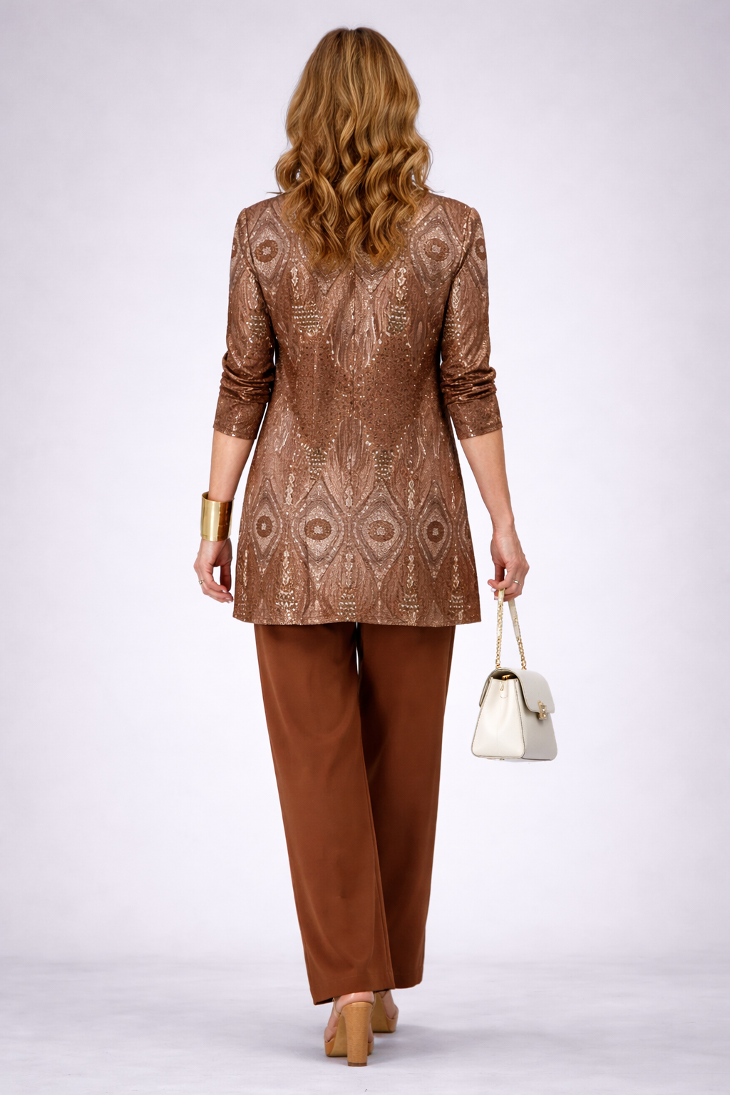 Women's 3 Piece Set UK – Warm Brown | The Glenna | Huna