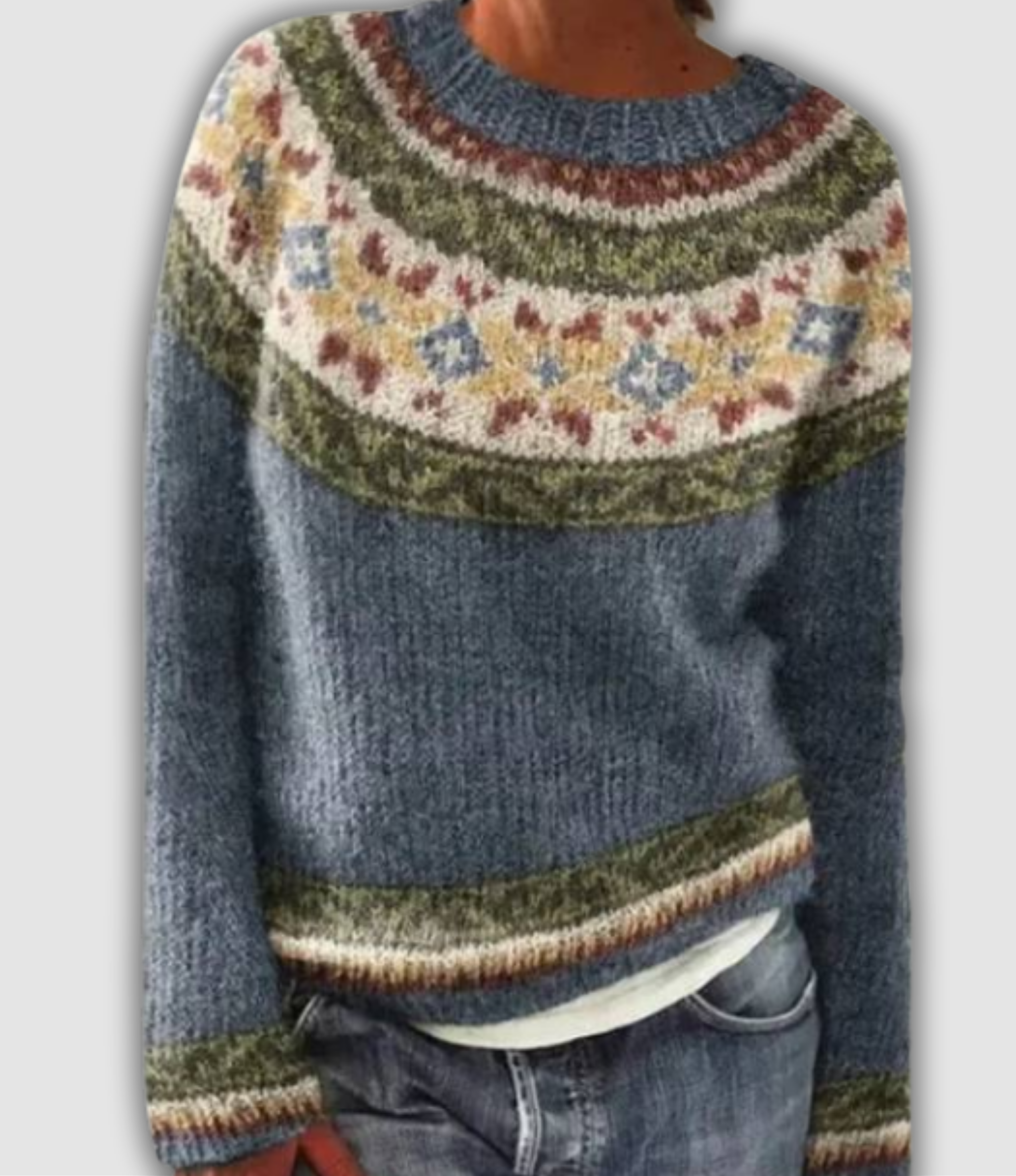 Women's Heritage Sweater UK – Vintage-Inspired Soft Knit | The Beatriz | Huna