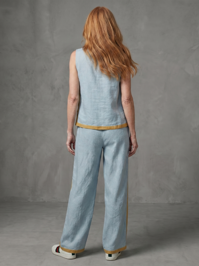 Women's Two Piece Trouser Set – Sleeveless Co-ord | The Inara | Huna