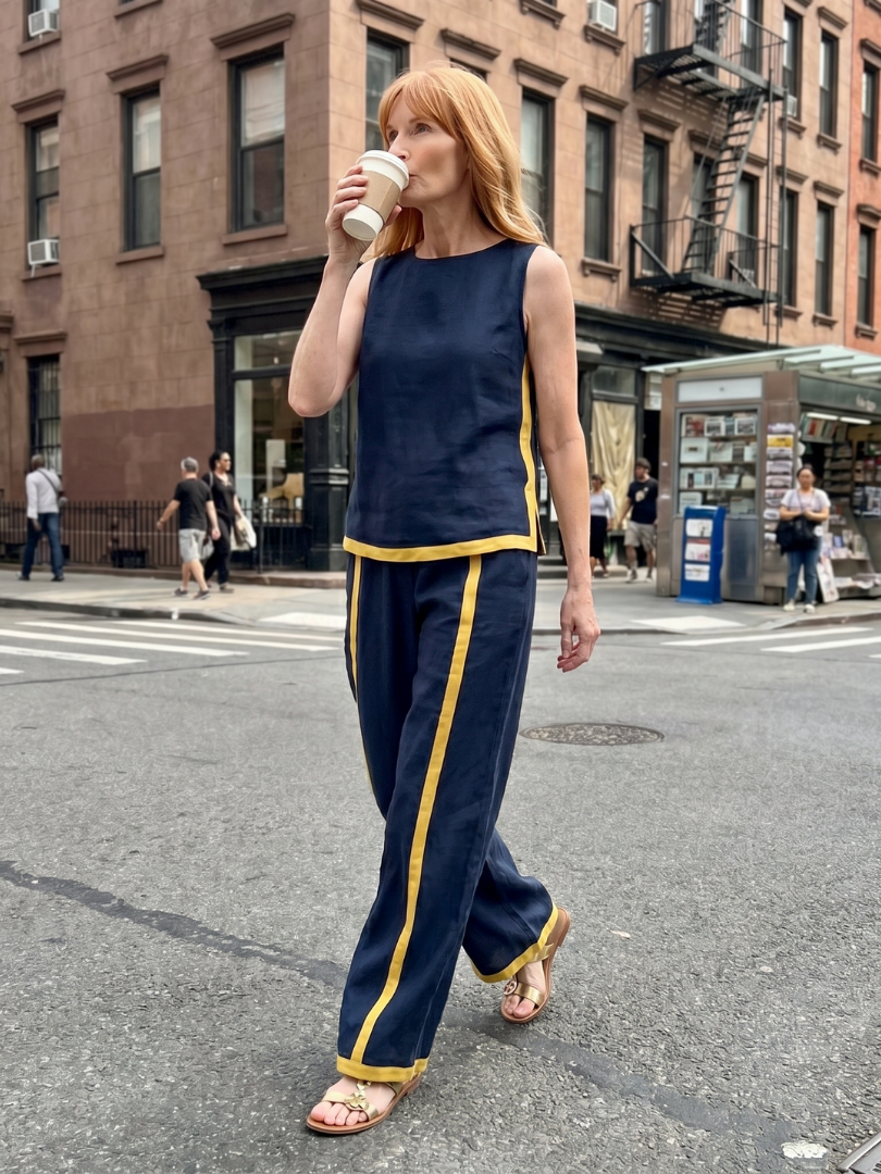 Women's Two Piece Trouser Set – Sleeveless Co-ord | The Inara | Huna