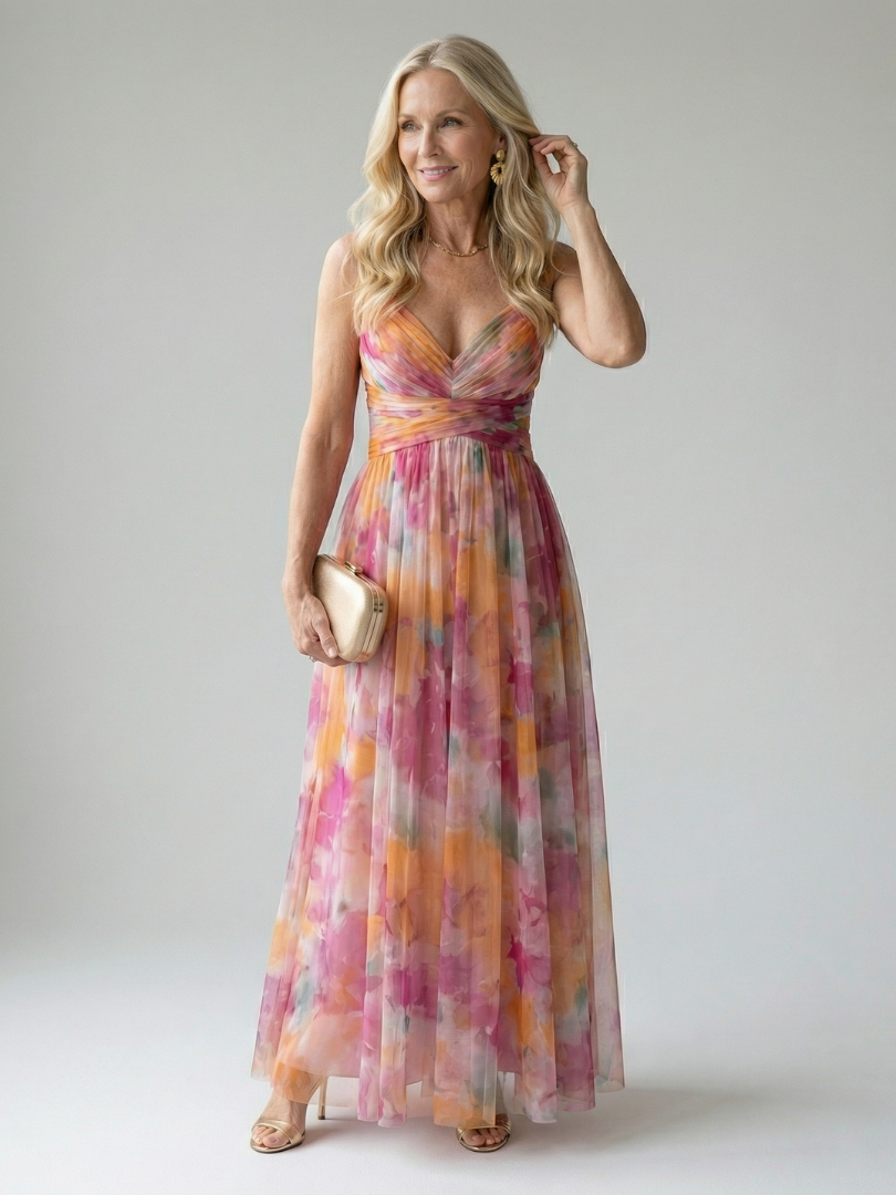 Isel – Women's Wrap Maxi Dress | Huna